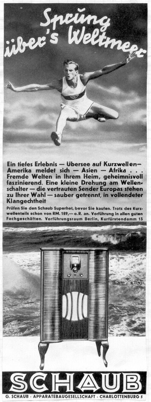 Schaub Radio  Werbung