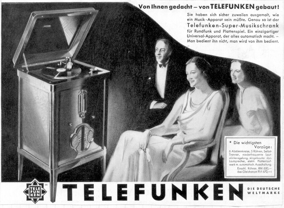 Telefunken Musikschrank