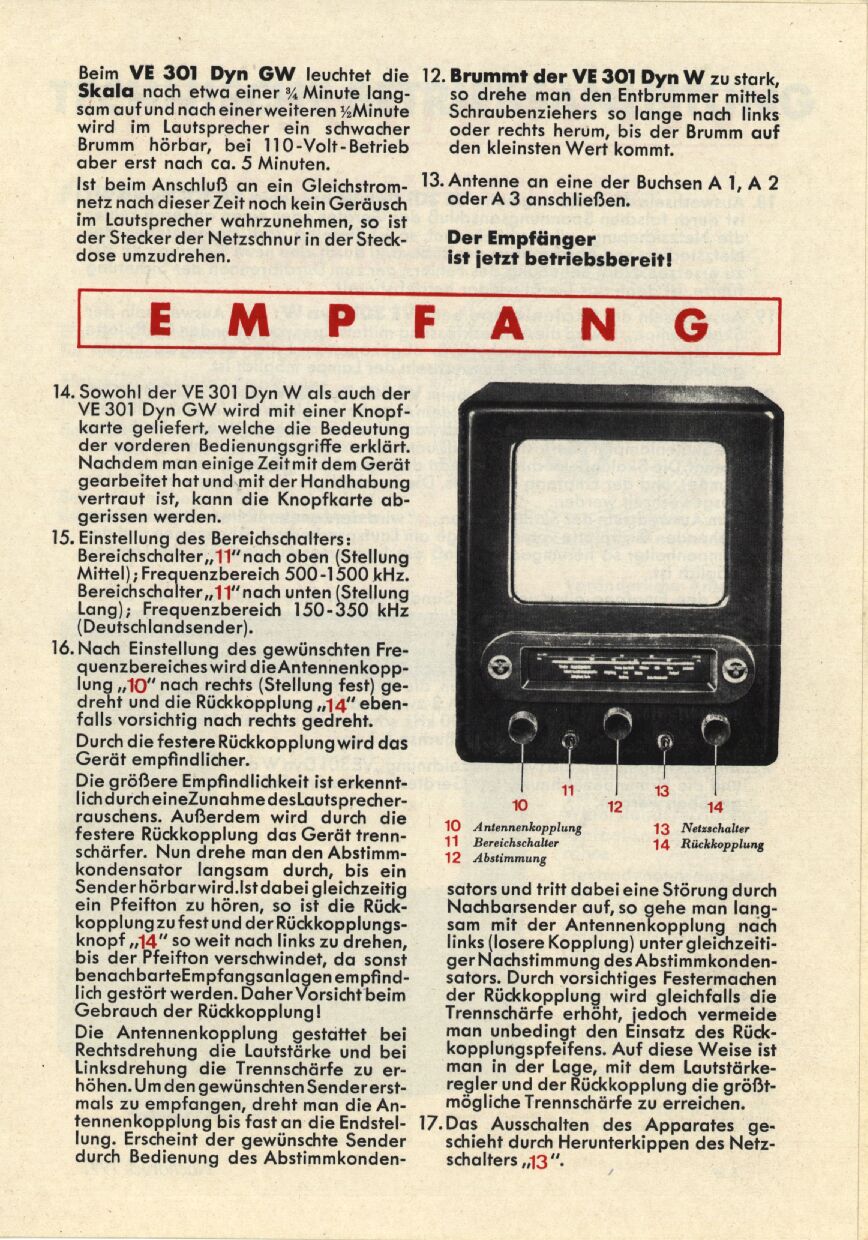 Volks Empfnger -06
